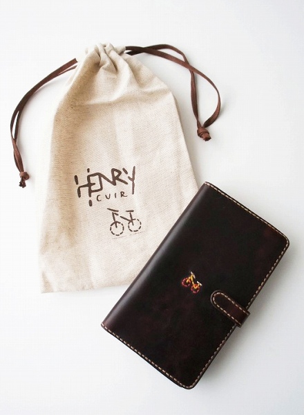 極美品✨ HENRY CUIR ワンショルダー 三日月型 レザー レッド系