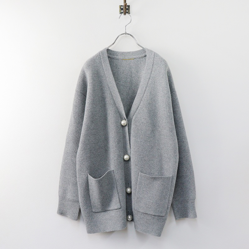 deuxiemeclasseアパルトモンパールカーデpearl button V neck cardigan ...