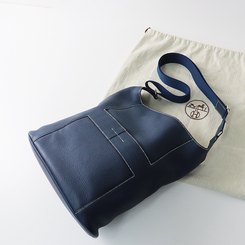 HERMES エルメス グッドニュースGM □L刻印 ショルダーバッグ  