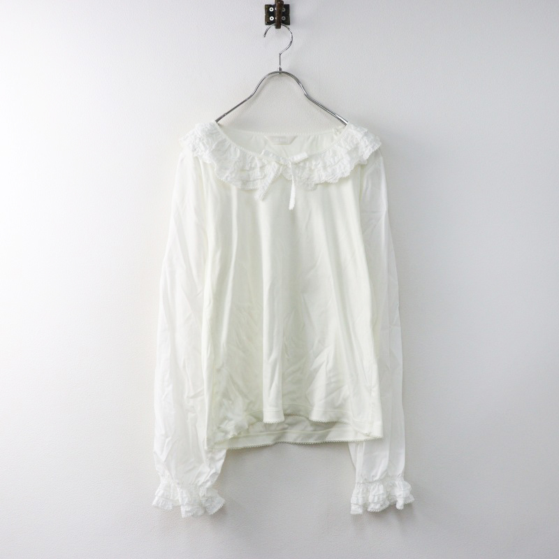 ピンクハウス　ブラウス　半袖　綿ローン　ロゴ　刺繍　黒　ピコフリル ピンクハウスブラウス半袖綿ローンロゴ刺繍黒ピコフリル