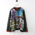 アルベロベロ オレボレブラ ALBEROBELLO OLLEBOREBLA ぶたさん サーカスジャガードニットカーディガン