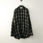 サンローランパリ Saint Laurent PARIS エディ期 326627 チェック ウール長袖シャツ