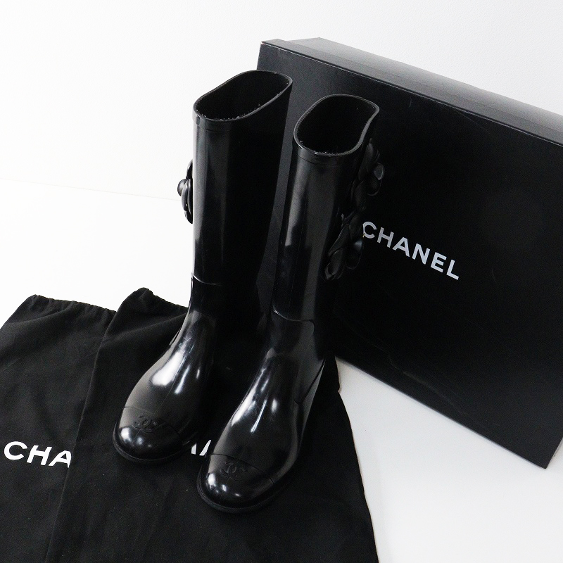 シャネル CHANEL カメリア ココマーク レインブーツ « ブランド衣類