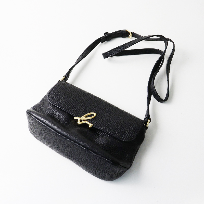 アニエスベー agnes b IS12F-08 the b. レザー マイクロショルダー